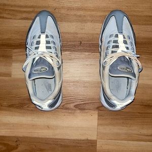 Selling custom air max 95 size 11 grey white $50 OBO